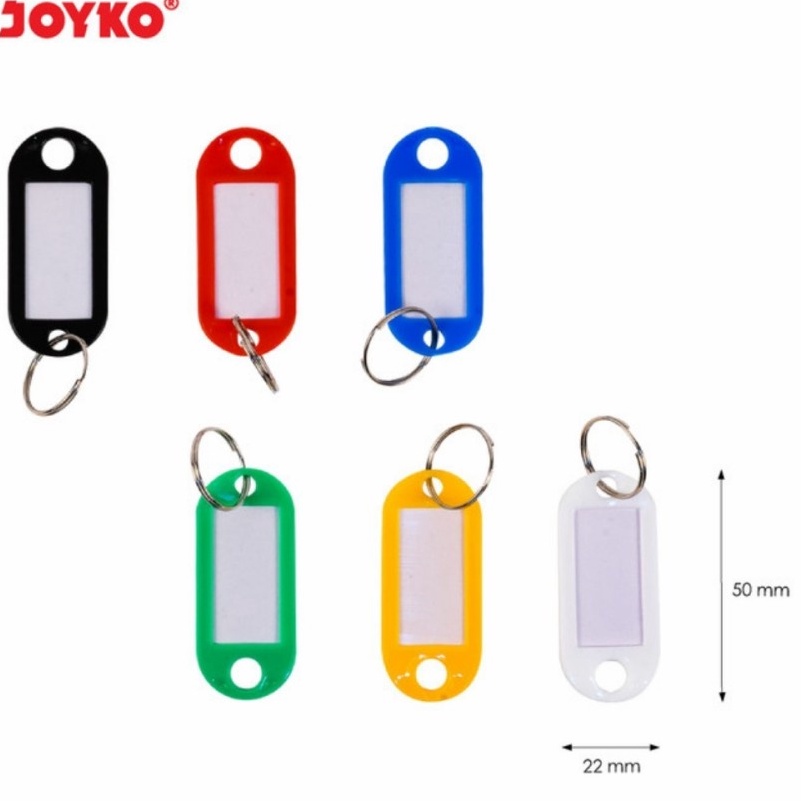 

Stok Banyak Key Ring JOYKO KR9 isi5Gantungan Kunci Label NamaRing Kunci Keyring