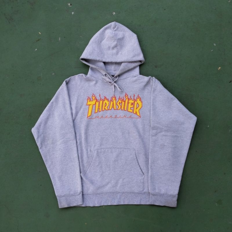 hoodie thraser flame grey