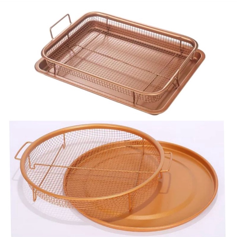 AVELINE Cooper Crisper Tray  Baking Tray  Oven Tray  Peniris Minyak  Crisper Tray  Cooling Rack gros