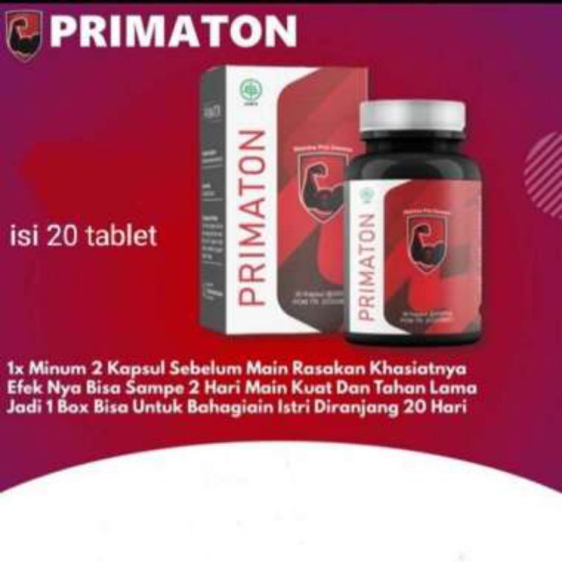 Primaton kapsul asli original herbal multivitamin