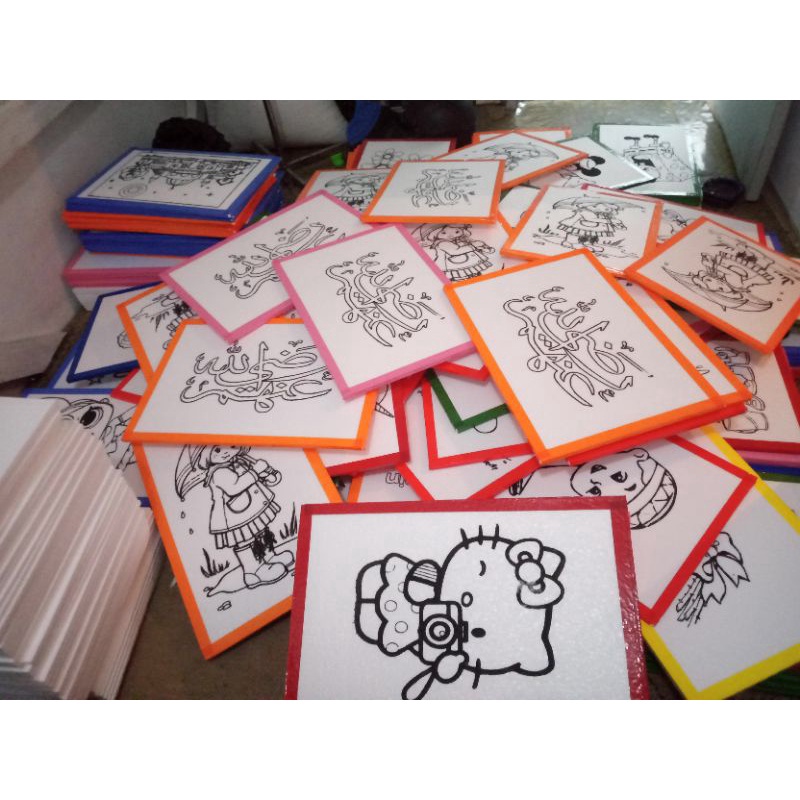 

FLASH SALE PAKET HEMAT 3 LUKISAN STEROFOAM MEWARNAI UKURAN 335 GAMBAR BERBAGAI MACAM KARAKTER premium grosir