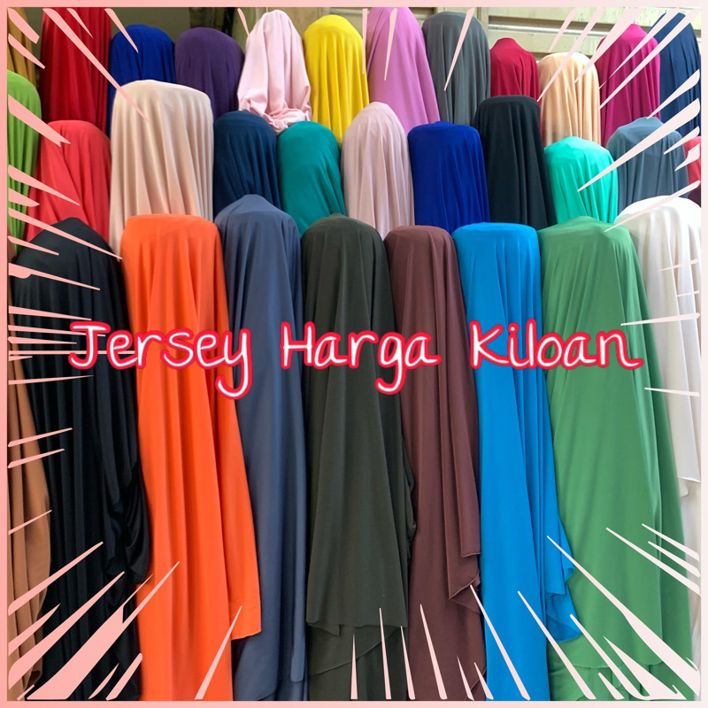 Kain Jersey Korea Ity Polos PREMIUM (Harga Kiloan)