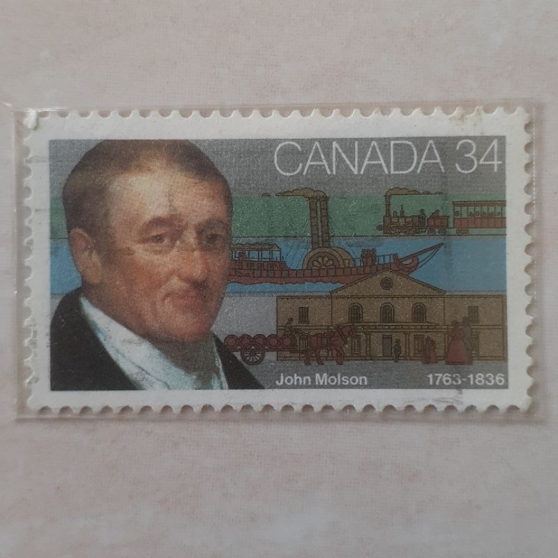 

Perangko Canada 150th Death Anniversary of John Molson (1763-1836) Tahun 1986