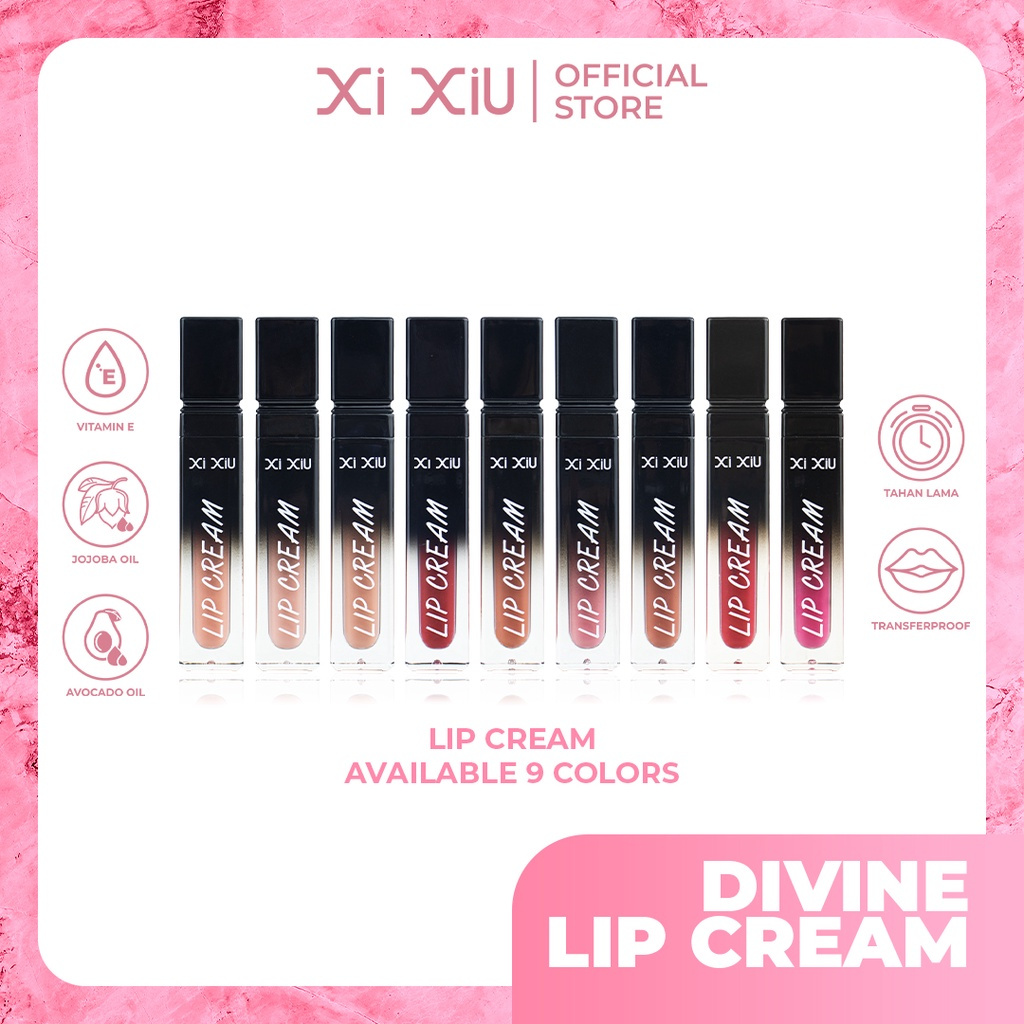 ( LIP CREAM) Xi XiU DIVINE LIP CREAM LIGHT PIGMENTED MATTE