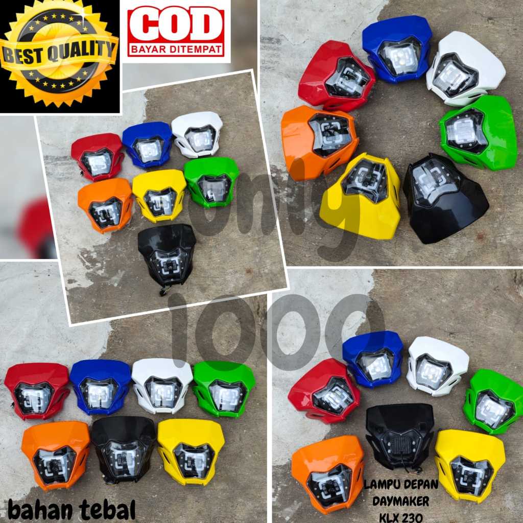 LAMPU DEPAN DAYMAKER KLX 230 2022 HEADLAMP HEADLIGHT KLX 230 2022 TRAIL SUPERMOTO MOTOCROSS