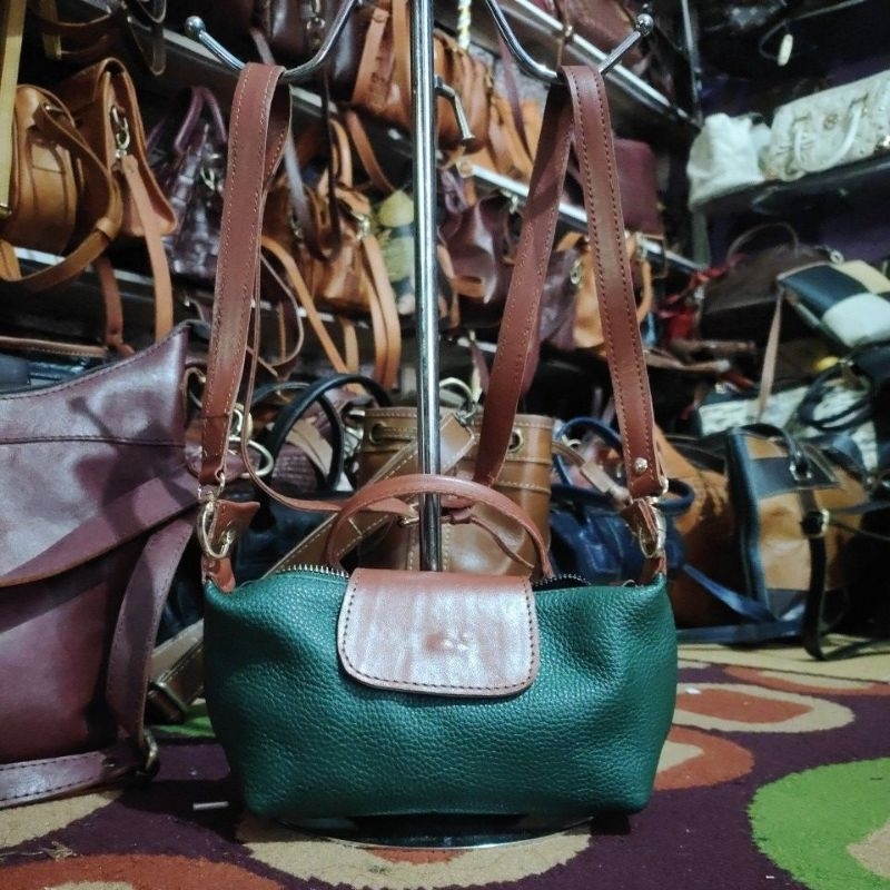 LC.mini tas hp kulit asli