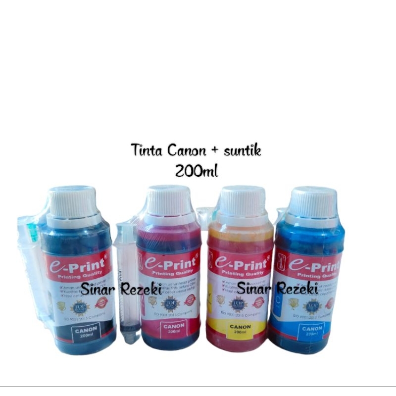 200mlTinta printer Canon 200ml/tinta e-print canon /tinta canon/tinta printer