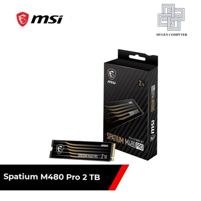SSD MSI SPATIUM M480 PRO 2TB 2 TB PCIe Gen 4.0 NVMe M.2