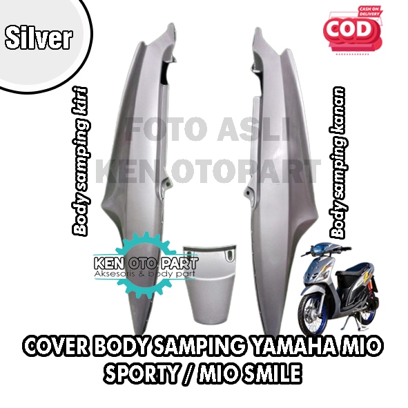 Cover Body Samping Belakang Yamaha Mio Smile Silver / Mio Sporty
