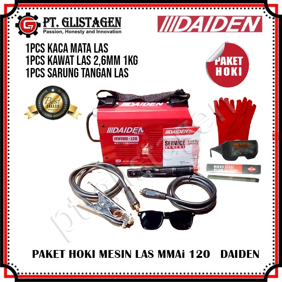 MESIN LAS DAIDEN MMAi 120 TRAVO LAS INVERTER DAIDEN MMAI 120 MESIN LAS