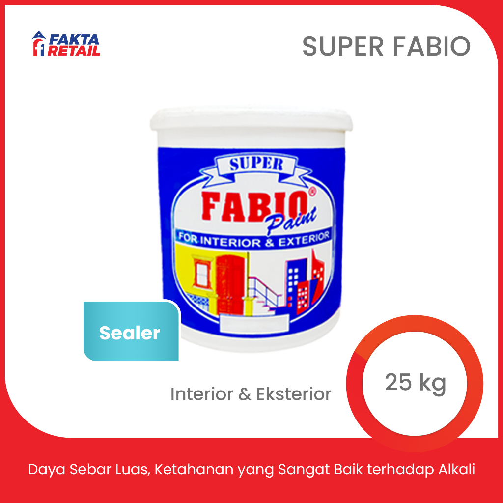 Sealer/ Cat Dasar Super Fabio ( 25 kg )catmurahekonomis