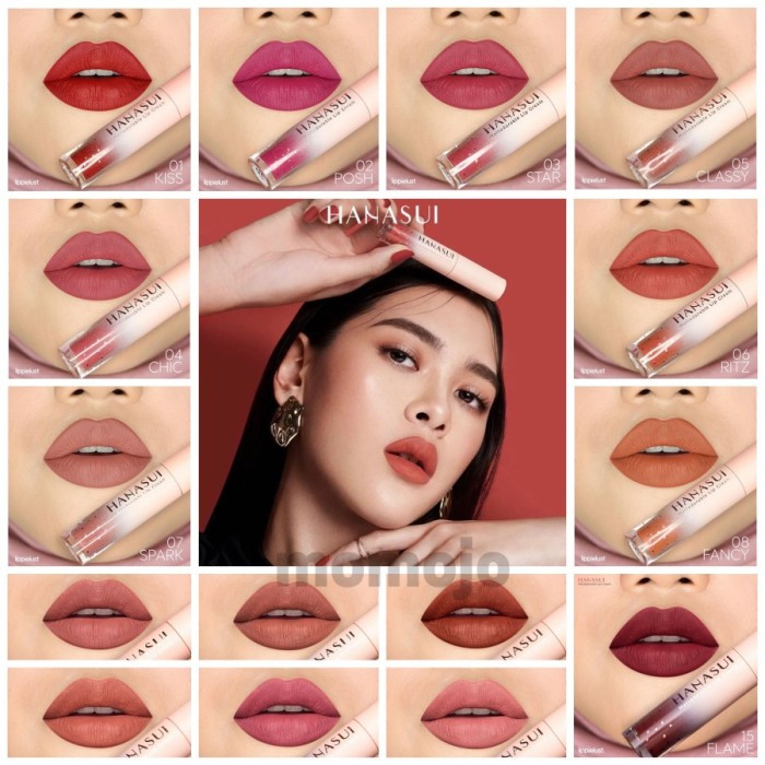 HANASUI MATTEDORABLE LIP CREAM / HANASUI BOBA EDETION NUDE
