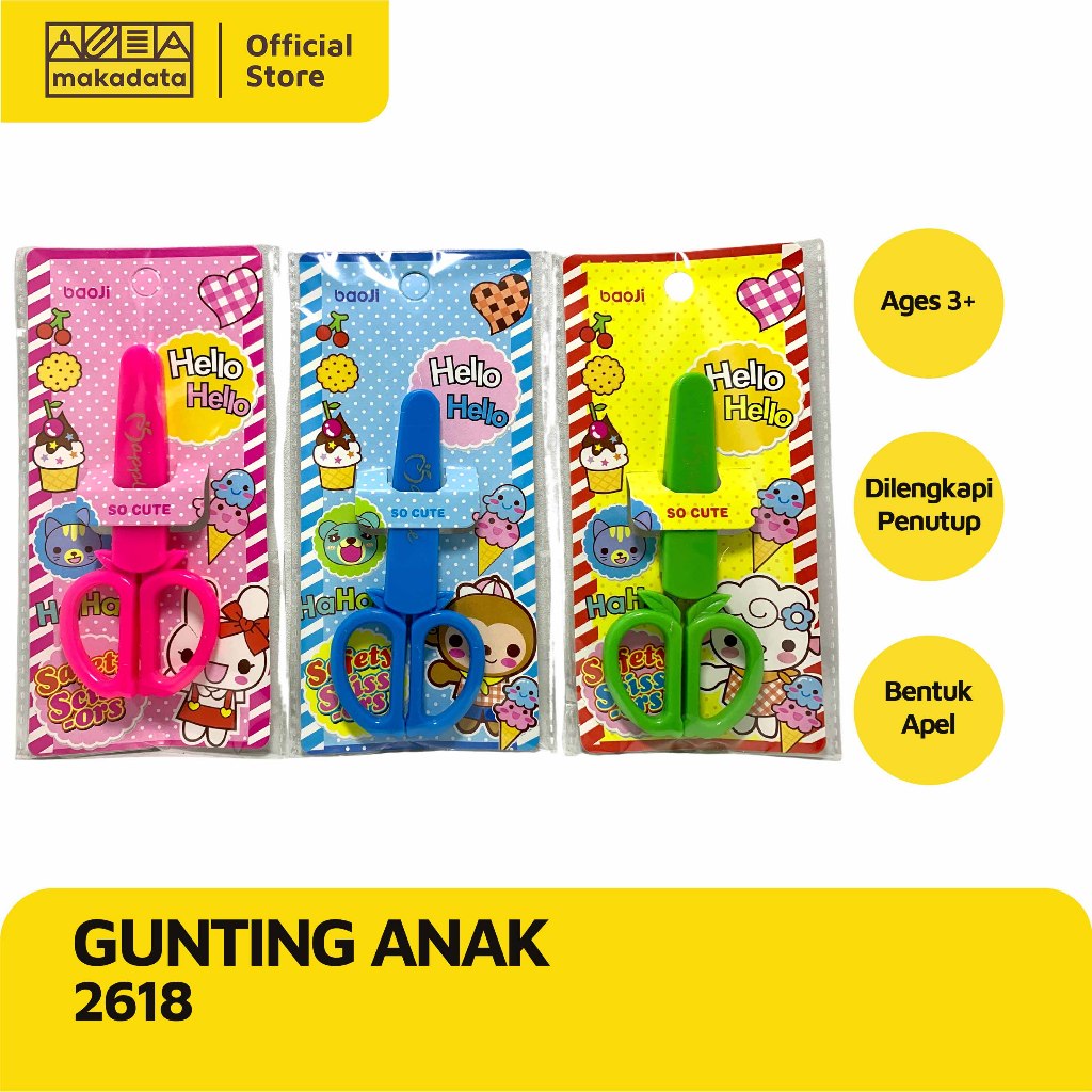 

SCISSORS | GUNTING ANAK 2618 (1 PCS) MURAH