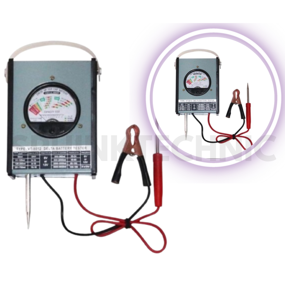 Batere Battery Baterai Tester DELTA FUKUSHIMA Alat Tes Aki Accu ANALOG