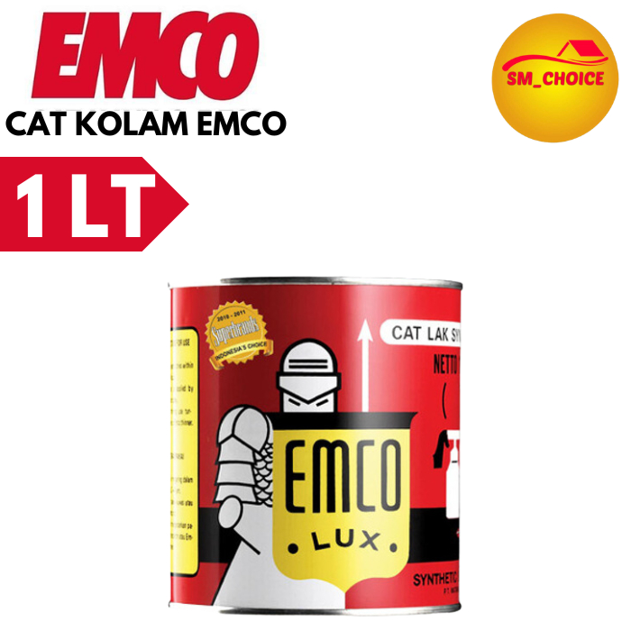 EMCO CAT KOLAM EMCO RETTAR 1KG CAT KOLAM 1LT PUTIH - BIRU - HITAM 1KG