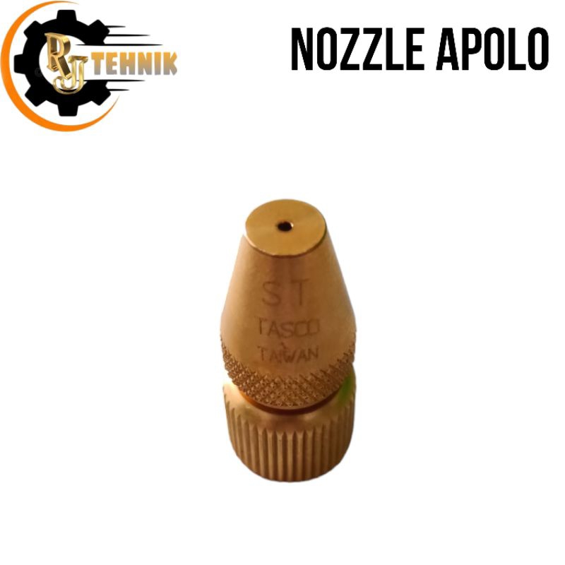 Nozzle Apolo Kuningan Spuyer Apollo Nozzle Taiwan 1/4 inch
