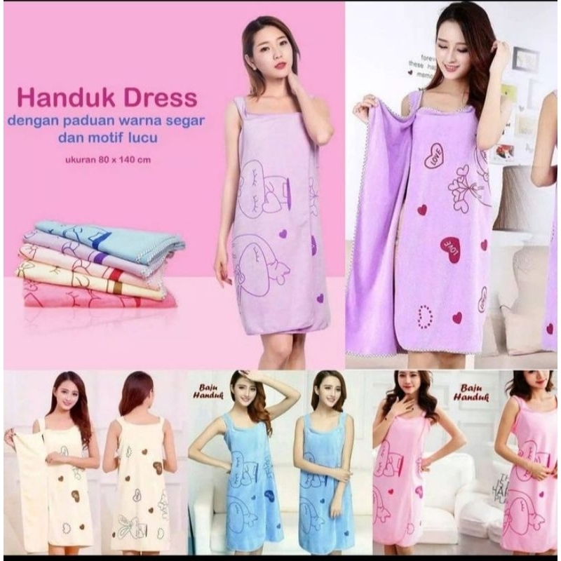 BAJU HANDUK SEXY KIMONO / Towel kimono / Handuk Baju / Handuk Travel