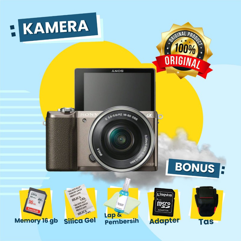 Kamera SONY A5100 Body Only Kit Second Camera Mirrorless Bekas Siap Pakai Garansi