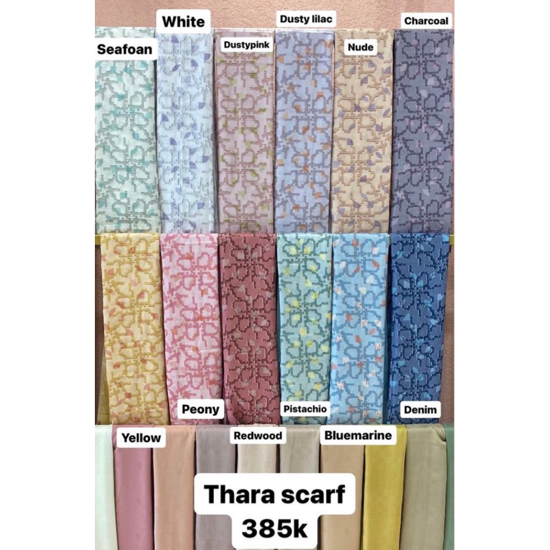 THARA SCARF RIA MIRANDA, NEW ORIGINAL WITH BOX