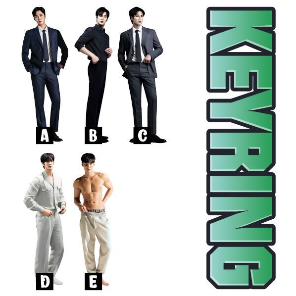 Keyring Figure Ahn Bo Hyun Gantungan Kunci Drakor Keychain Actor Korea