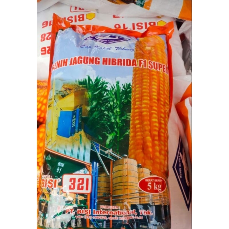 benih jagung hibrida bisi 18 bisi 321 kemasan 5kg