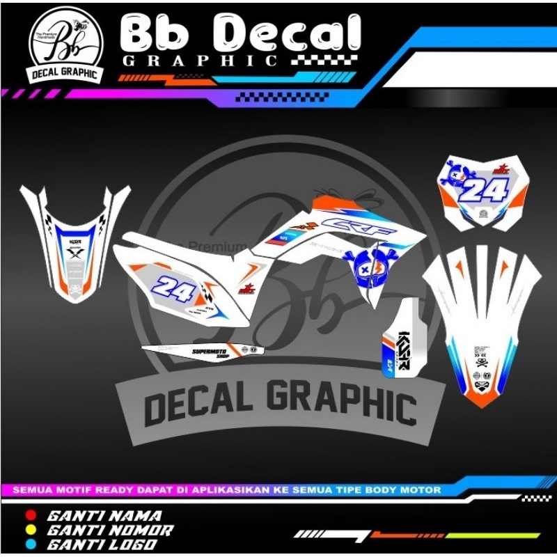 decal crf 150l stiker crf decal supermoto decal crf terbaru
