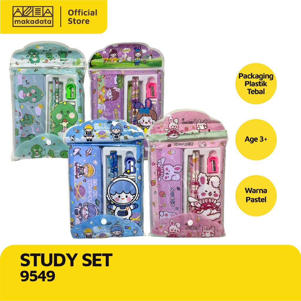 

STATIONERY SET / STUDY SET / PAKET ALAT TULIS KARAKTER 9549 MURAH