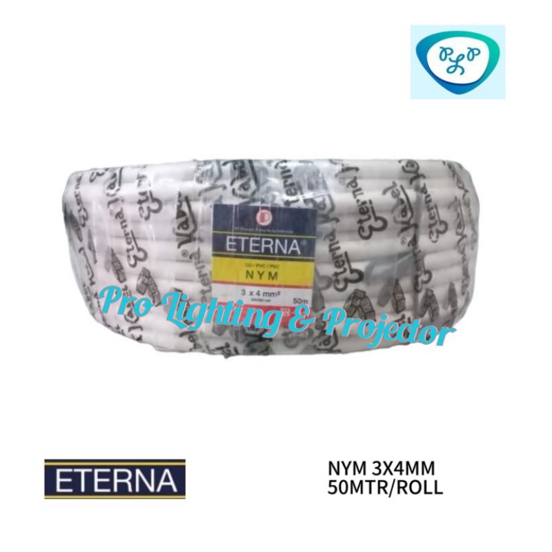 Kabel Eterna NYM 3X4 mm Rol 50 Meter