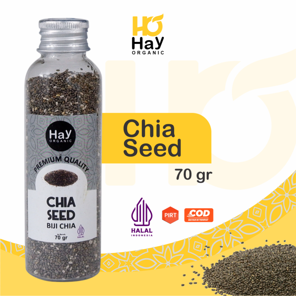 

Hay Organic - Black Chia Seeds Organic Untuk Diet 70 gr Biji Chia Seed Mexico Organik