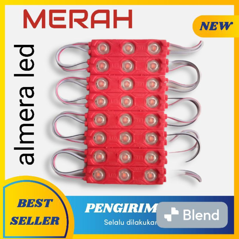 LAMPU LED MODUL KECIL 3 MATA 12VOLT