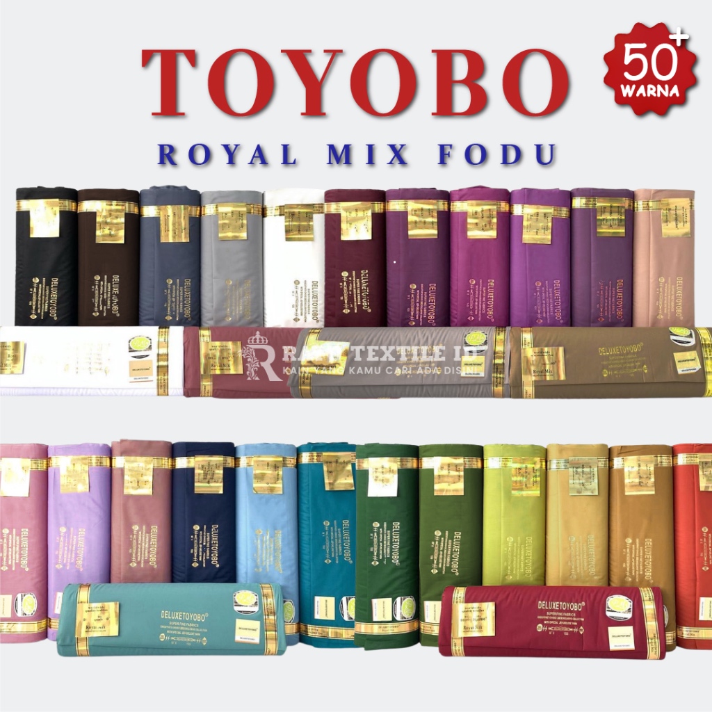 Kain Katun Toyobo Fodu Toyobo Royal Mix Toyobo RM Toyobo Premium