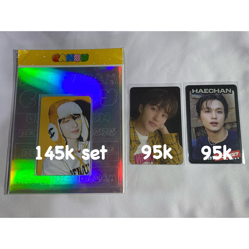 Renjun fanlight deco candy, mark kolbuk wtmc, haechan tc ayyo