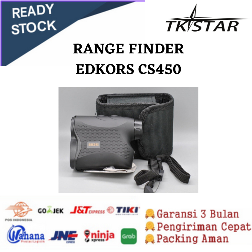 Range Finder Teropong Edkors CS450 Alat Ukur Jarak Rangefinder Laser Golf Berburu