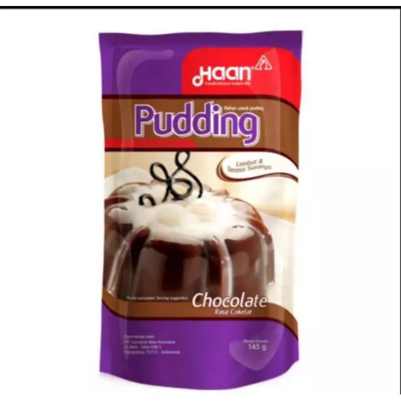 

HAAN Puding rasa Cokelat pouch 145gr