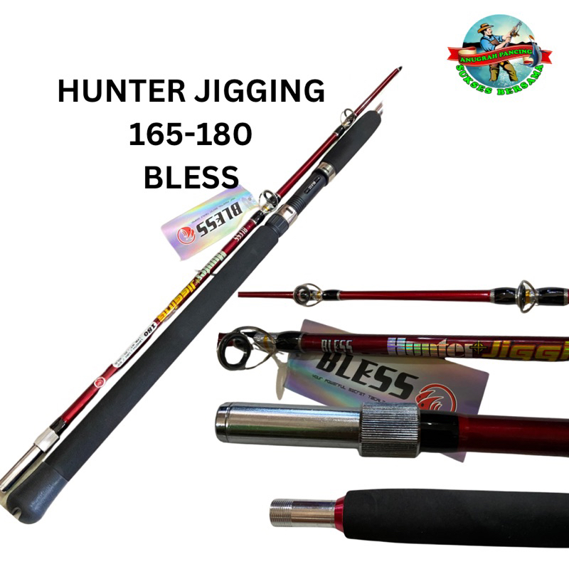 Joran Laut Hunter Jigging Panjang 150 165 180 Bless