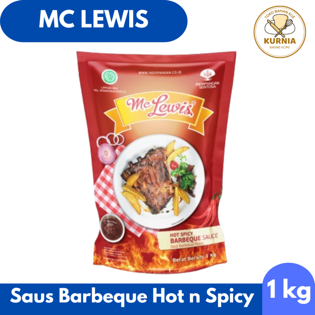 

MC LEWIS SAUS BARBEQUE HOT N SPICY KEMASAN 1kg