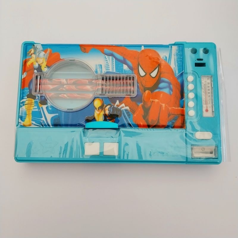 

(1 pcs) Pencil Case / Kotak Pensil Magnet Karakter + Kalkulator KW-1717