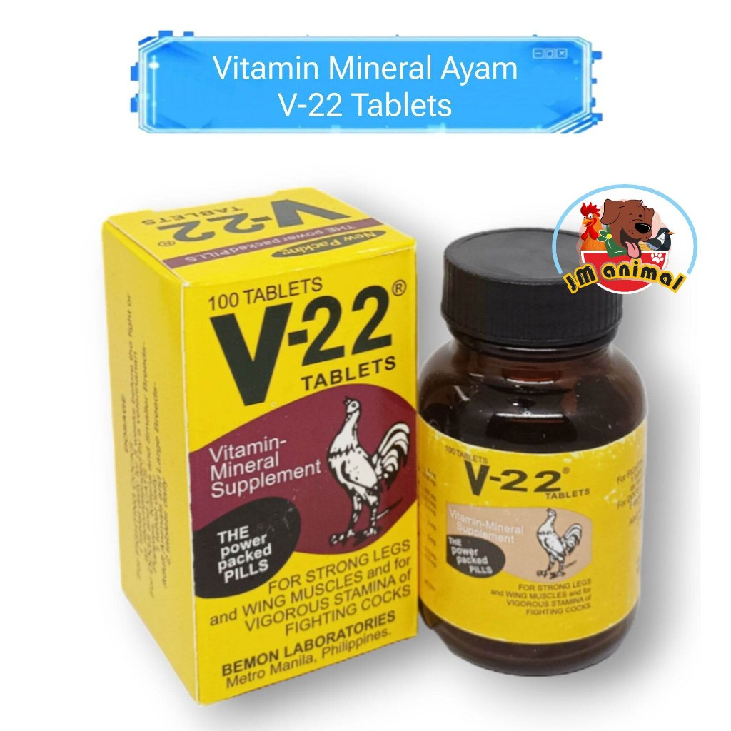 V22 V 22 MULTIVITAMIN FILIPIN AYAM TARUNG