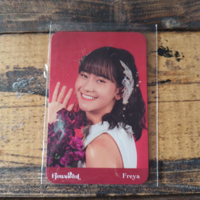 Photocard Flowerful Jkt48 Freya
