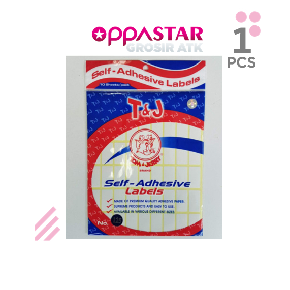 

T&J Labels Stiker Putih No. 125 / Pack