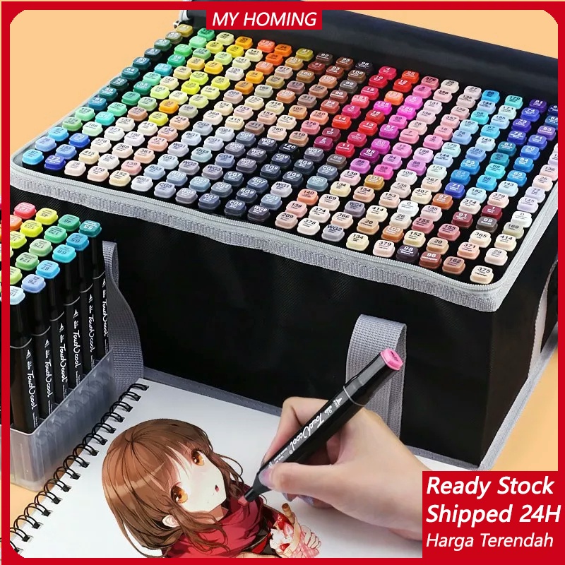 

Harga Minimum COD TouchFive 1286 Pcs Warna Sketsa Spidol Umum General Marker Set Animation Markers Sketch Twin Market Set serbuuu