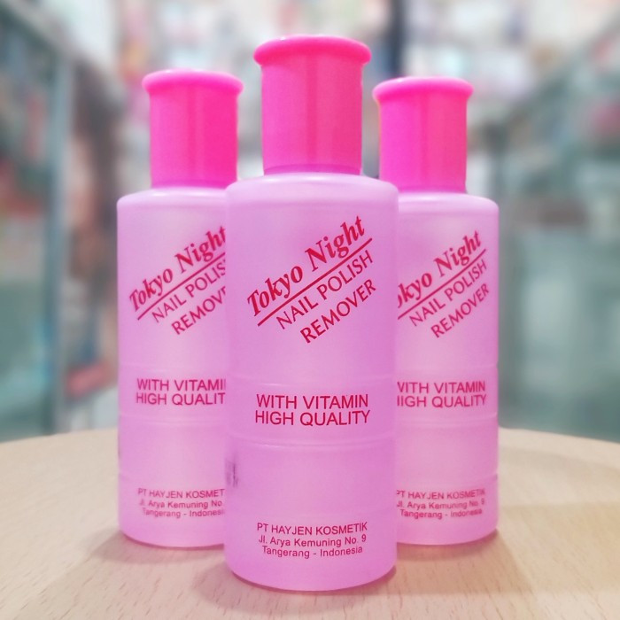 ASETON TOKYO NIGHT 76ml - PENGHAPUS, PEMBERSIH KUTEK KEMASAN PLASTIK BPOM