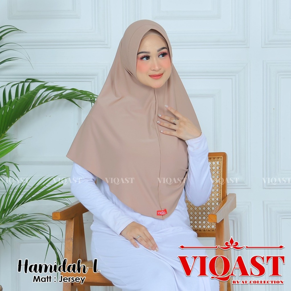 Hijab Instan Sport Bergo Hamidah Dewasa Ukuran L Jersey Premium By Viqast