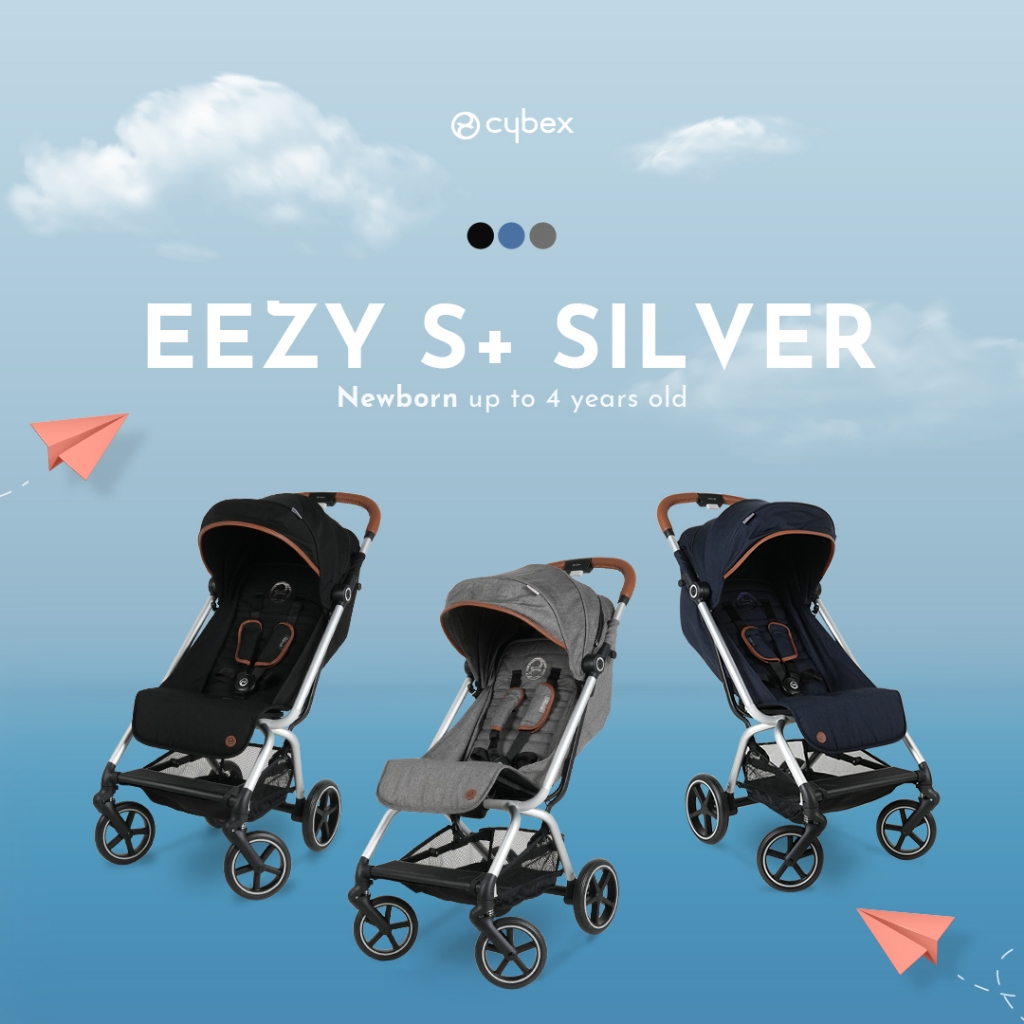 STROLLER CYBEX EEZY S+ SILVER