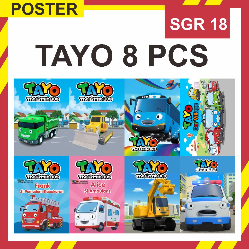 

POSTER TAYO 8pcs