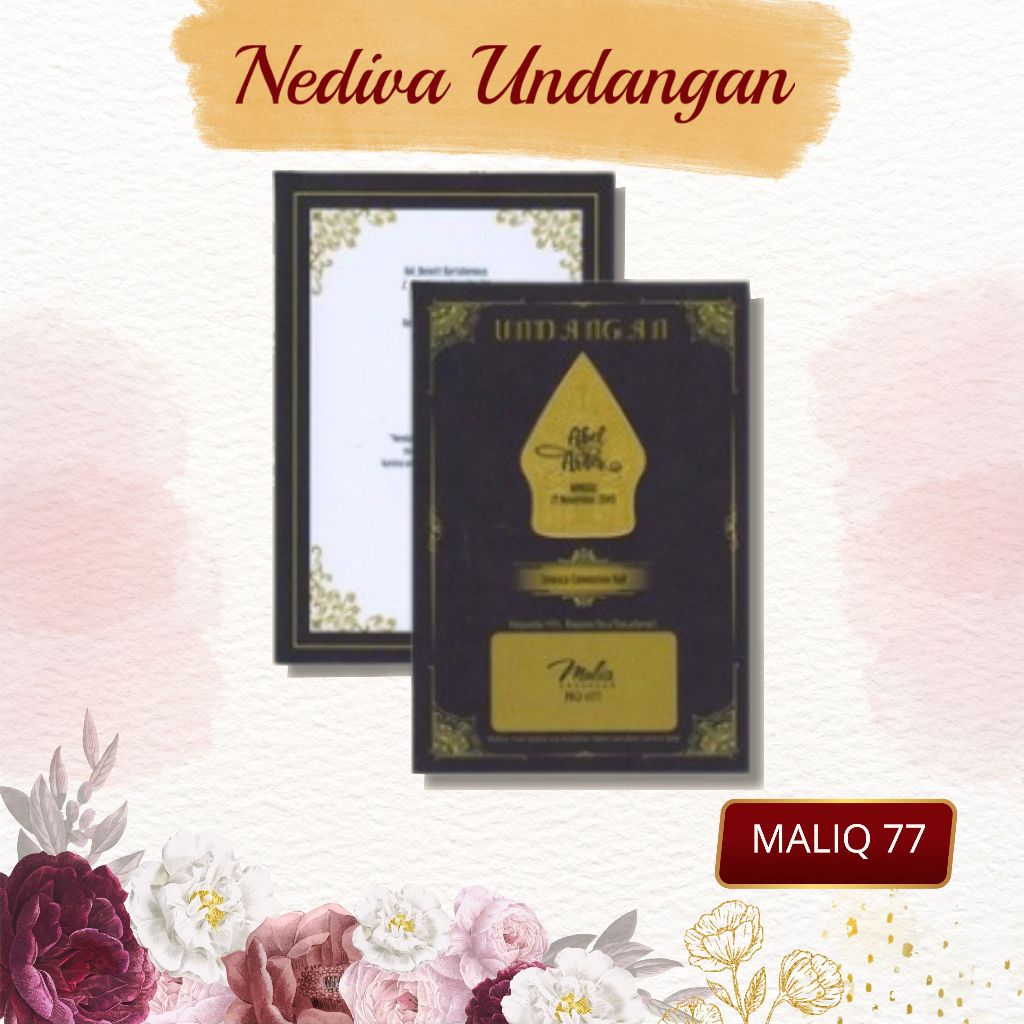 Blangko Undangan Maliq 77 Harga Murah