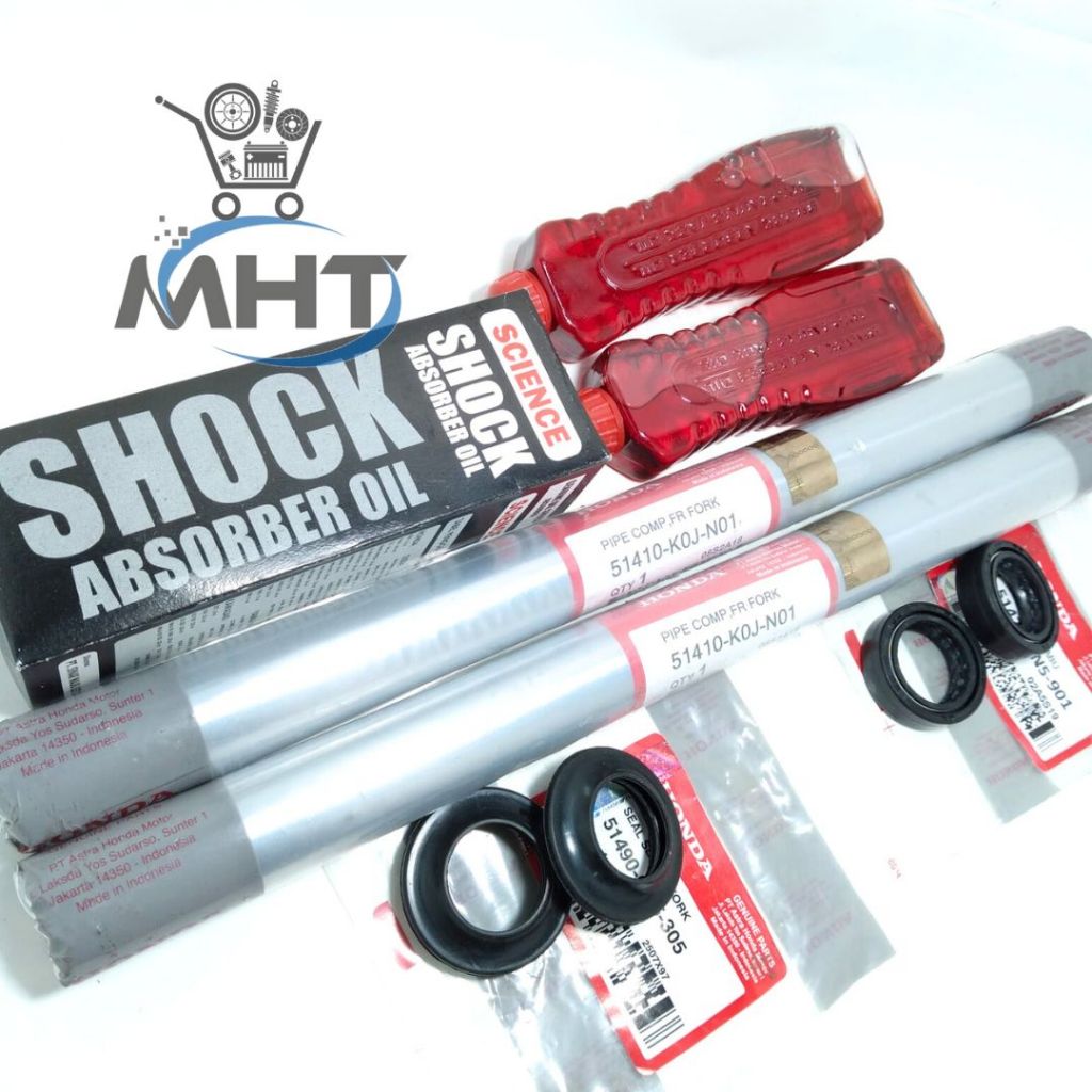 PAKET AS SHOCK DEPAN GENIO BEAT NEW DELUXE BEAT STREET LED NEW 2020 2021 2022 K0J KOJas shock genio 