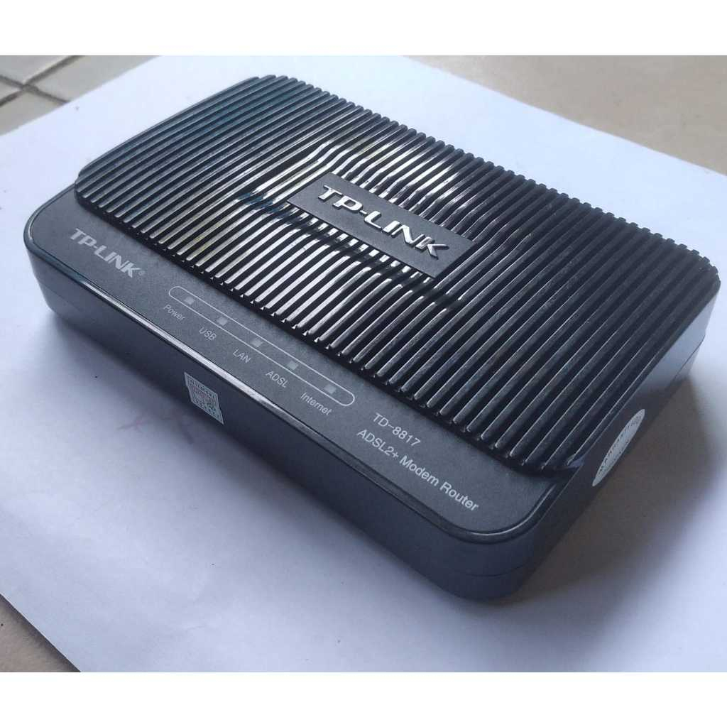 Router TPLINK ADSL2 TD-8817 MURAH