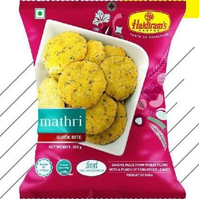 

MATHRI HALDIRAM'S 150G / Namkeen / Indian Snack
