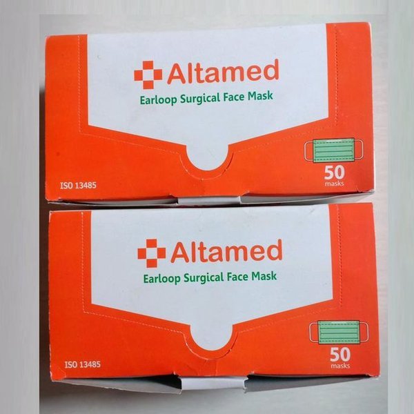 Masker Earloop Altamed / Masker Cantol Altamed 3-Ply 50's